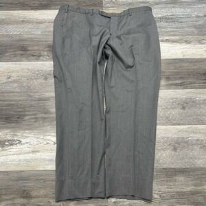 Incotex Slowear Super 100s Pattern B Gray Men 42 Classic Fit Wool Trousers Pants